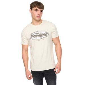 Crosshatch Mens Hellmere T-Shirt / Off White